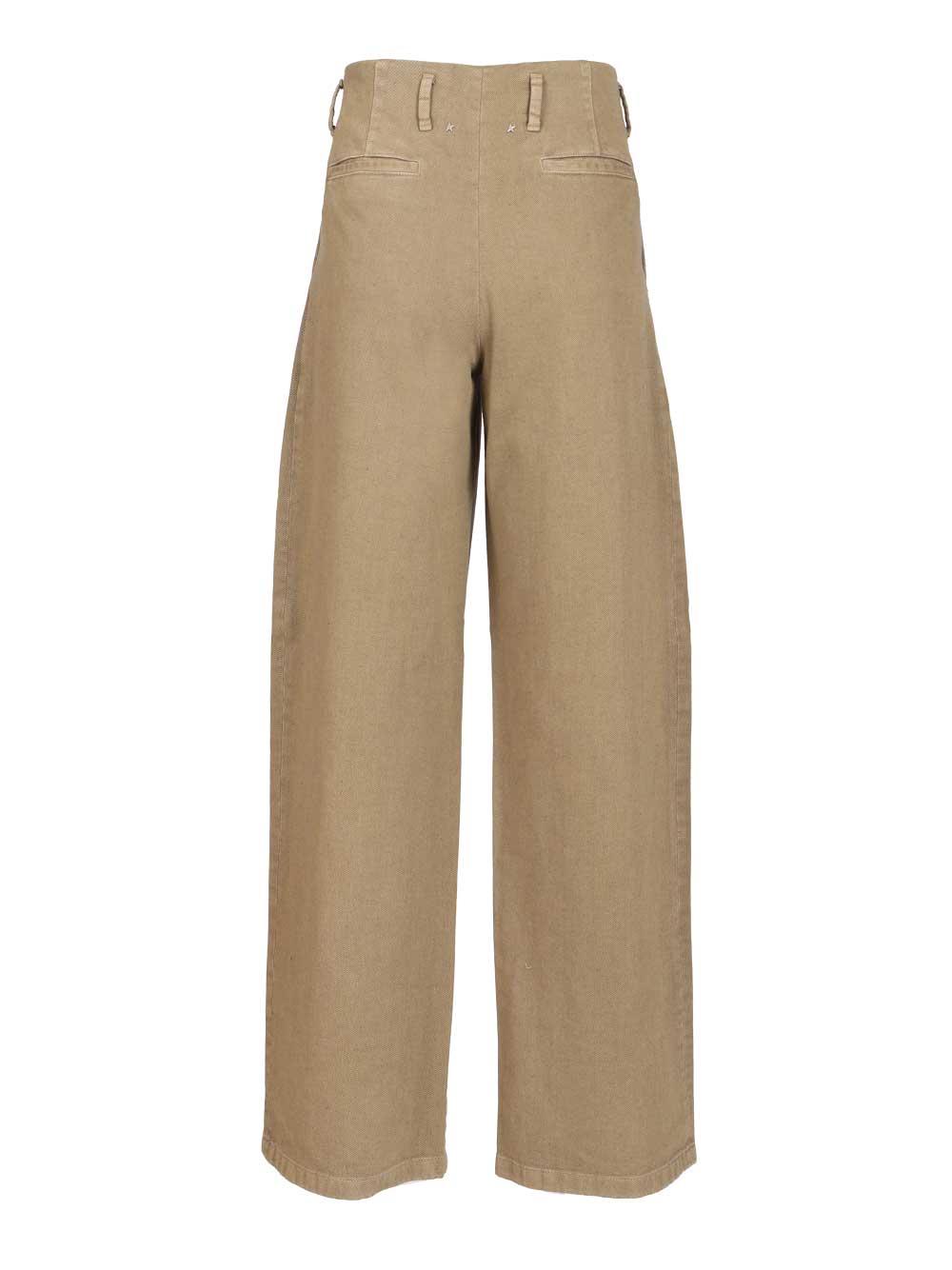 Golden Goose Deluxe Brand Wide Leg Trousers - Verde | 14262ccc51c42b5645e32d7b687987acfdc121da