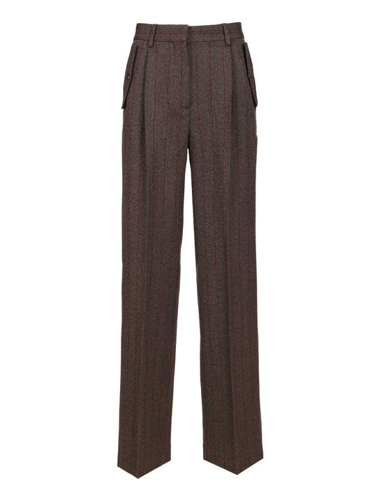 Tailored Trousers Marrone