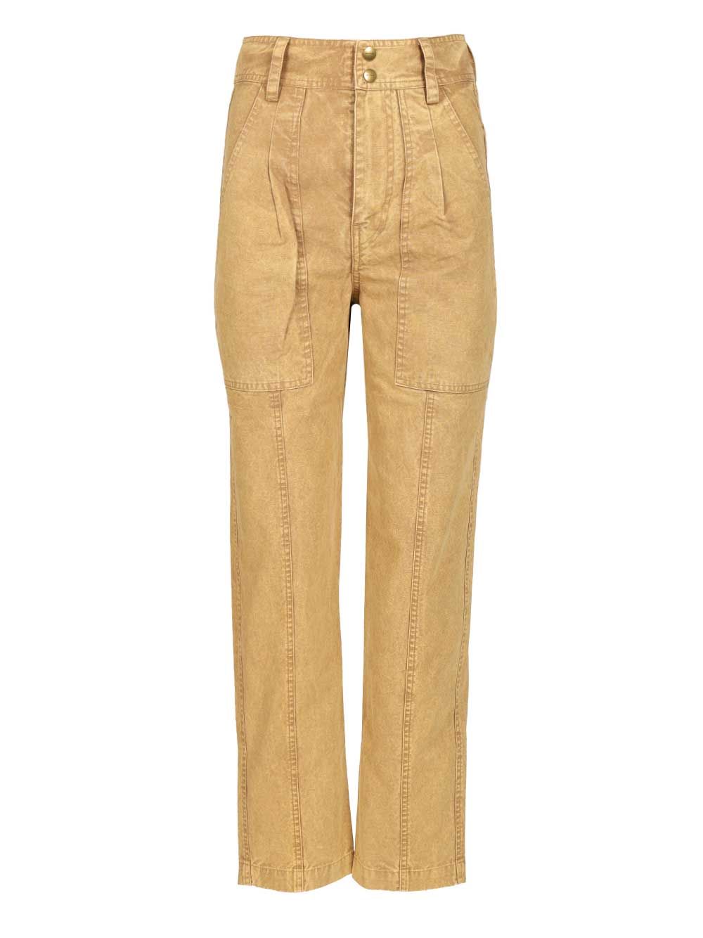 Marant Etoile Kiana Trousers - Marrone | d03c44d8da49ba5eab419c8397505383db21a408