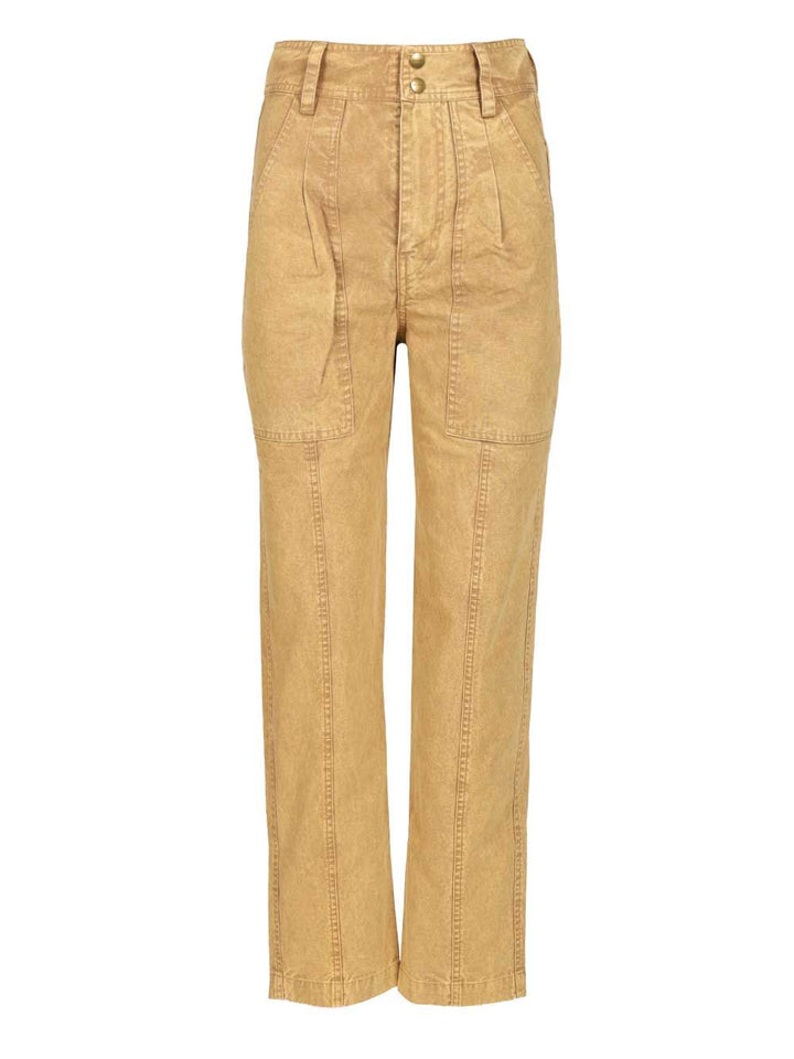 Marant Etoile Kiana Trousers - Marrone | d03c44d8da49ba5eab419c8397505383db21a408