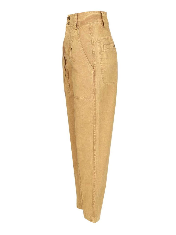 Marant Etoile Kiana Trousers - Marrone | 5e3991bfa92792b17a0466dd5b0b58c4cd82f527