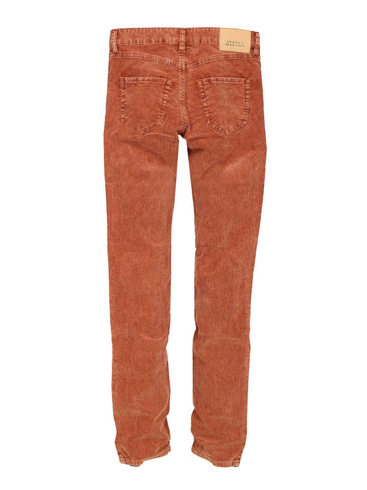Marant Etoile Leniya Trousers - Marrone | 6c5bd9670b7d6709fb180844280a74051929f14f