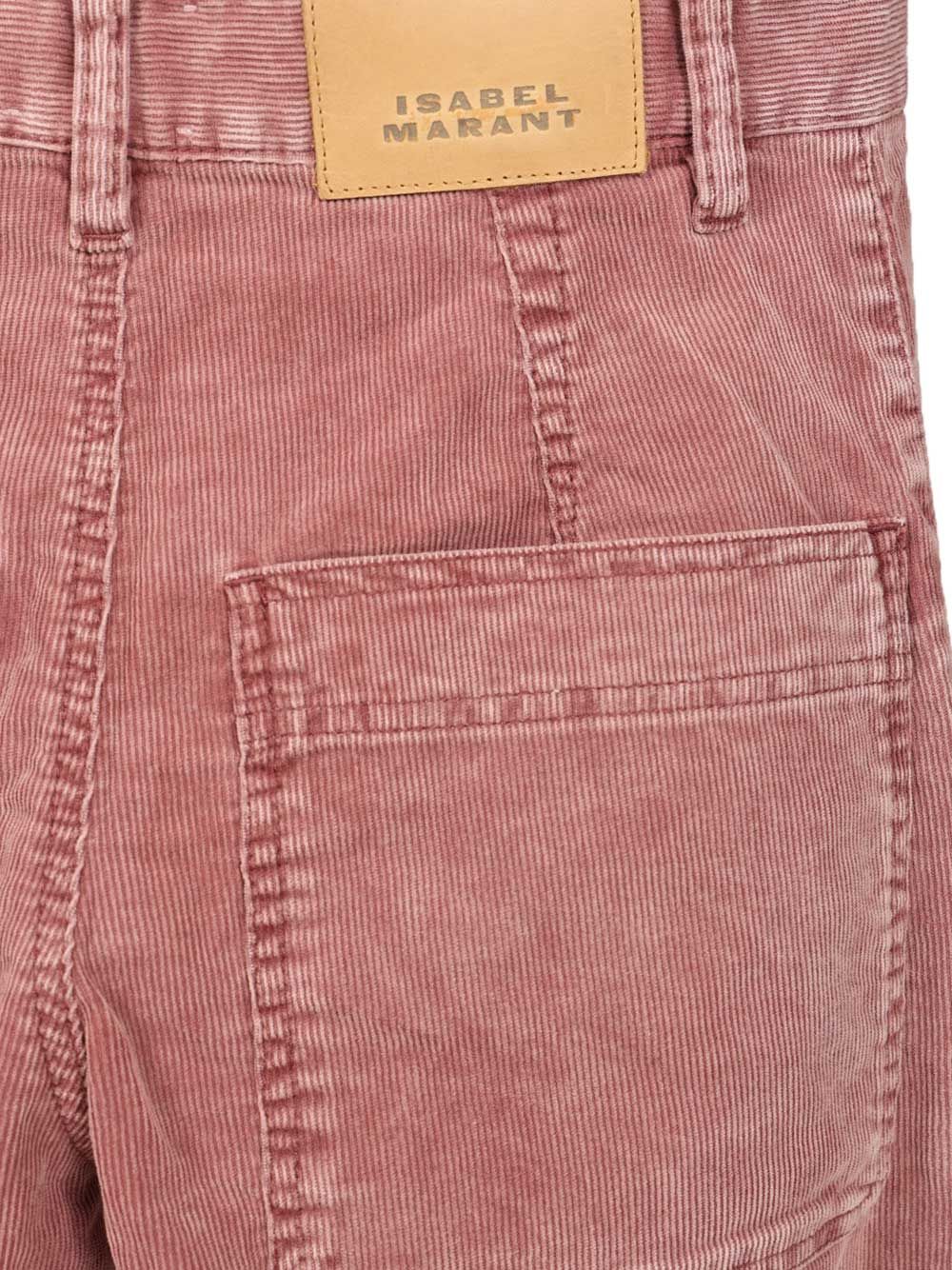 Marant Etoile Onyta Trousers - Rose | 463699c90b8bb7cf47c93cbbc197453167c15fa5