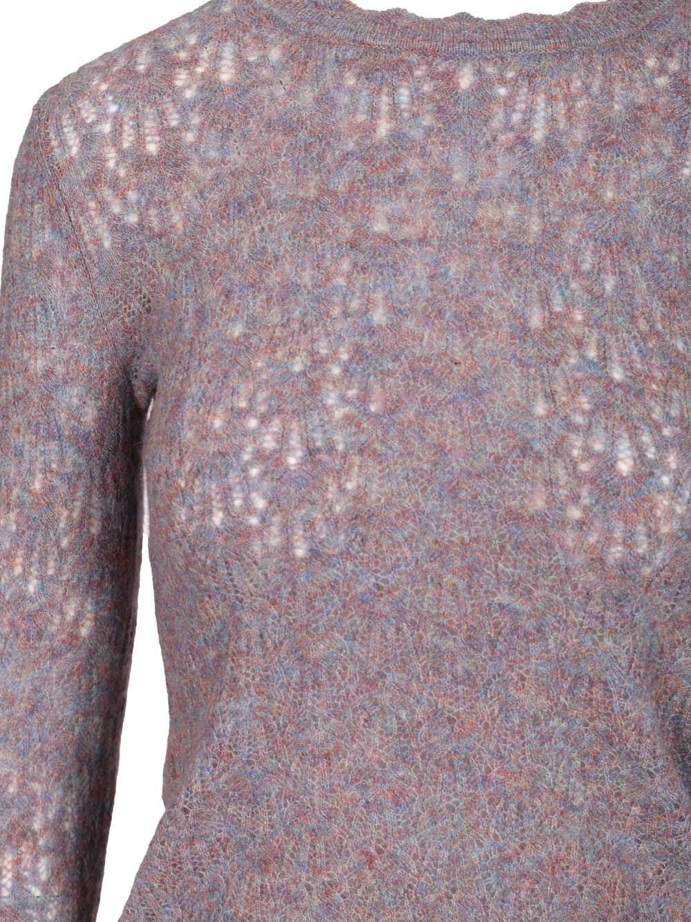 Marant Etoile Obeline Knitwear - Violet | 98ba677d2fcc2d9814972ca6f6e05691d6774e5c