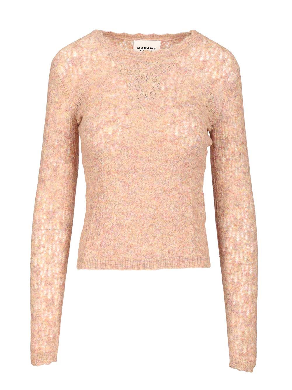 Marant Etoile Obeline Knitwear - Rose | 2c98b762a2ffa68430695a13982599ebd0fbfdc8