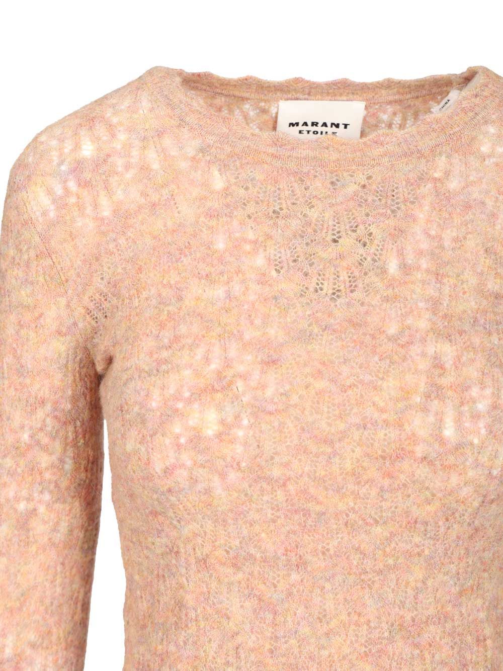 Marant Etoile Obeline Knitwear - Rose | 85227c761b06d0413b51e96f7fd71f68d7a9e0f9
