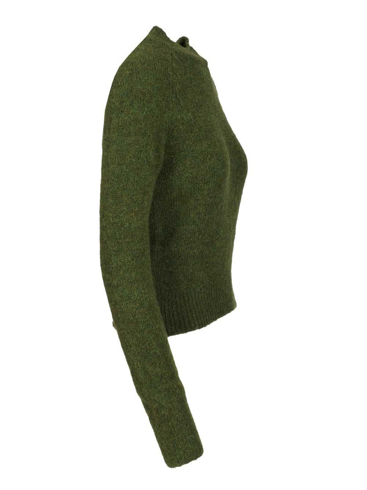 Dries Van Noten Fitted Sweater Knitwear - Verde | f314cd69f3f13818e363734e5fdf97db360f2463