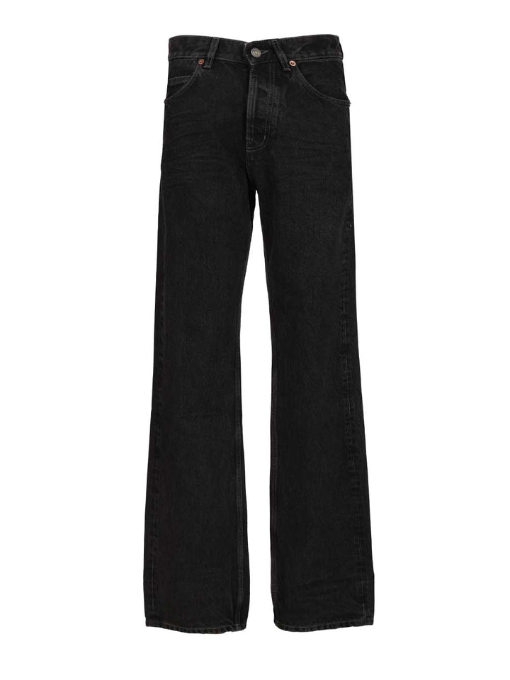 Saint Laurent V-Neck Jeans - Nero | 1b9a853875069d6cd032af235aab46f761567412