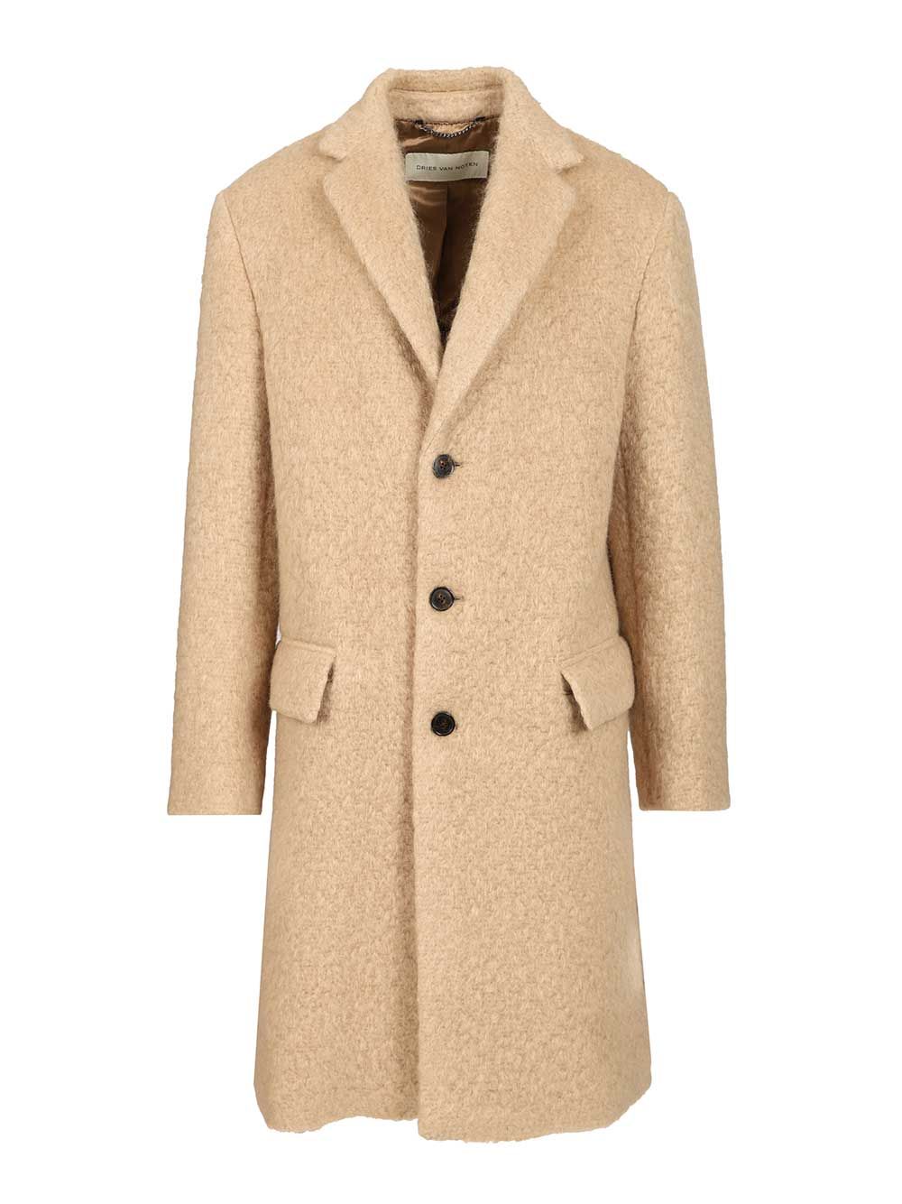 Dries Van Noten Rustic Coats - Beige | 553d486280f2c7190d1ee583557e949baeaed5b4