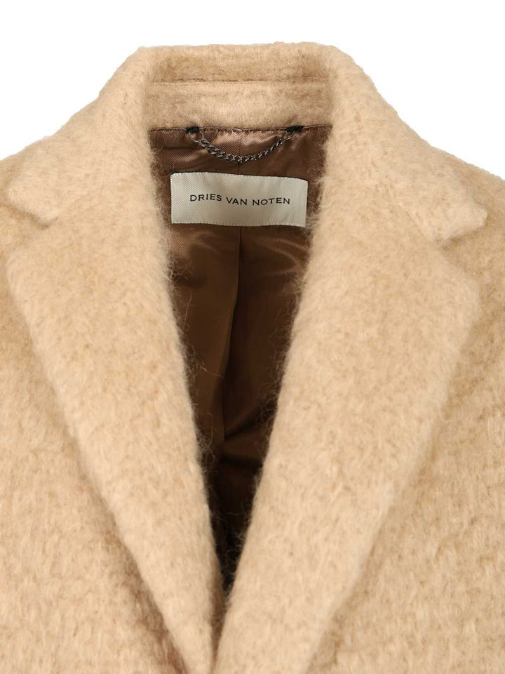 Dries Van Noten Rustic Coats - Beige | 116253e10913ddd0f4d4bb5cac6ed97900962b6b