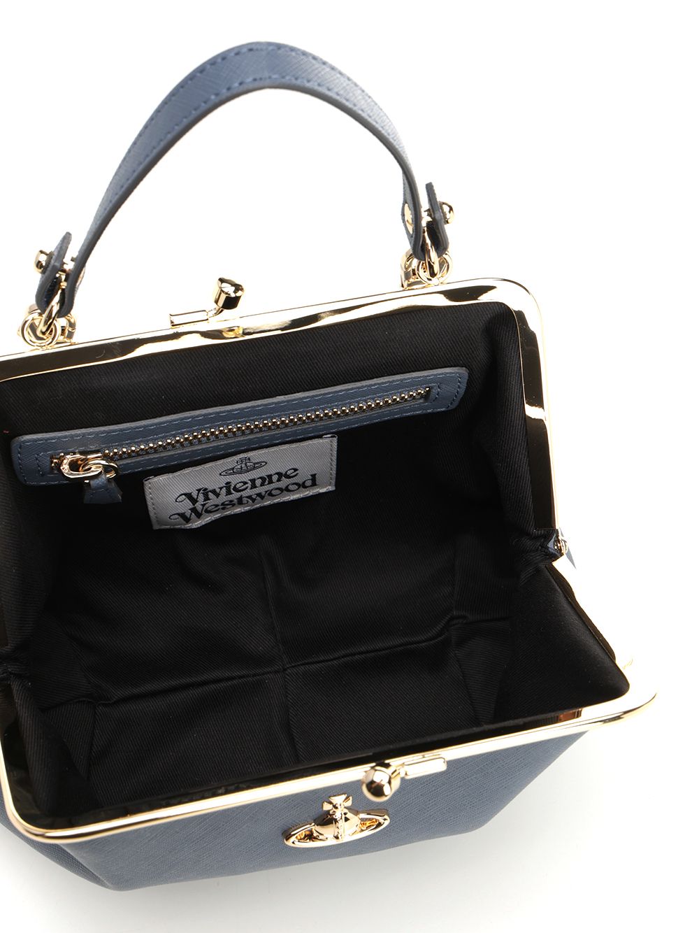 Vivienne Westwood Granny Frame Purse Handbags - Nero | dbffb3e6309d8656130e6ada1da612a5eaa35ed9