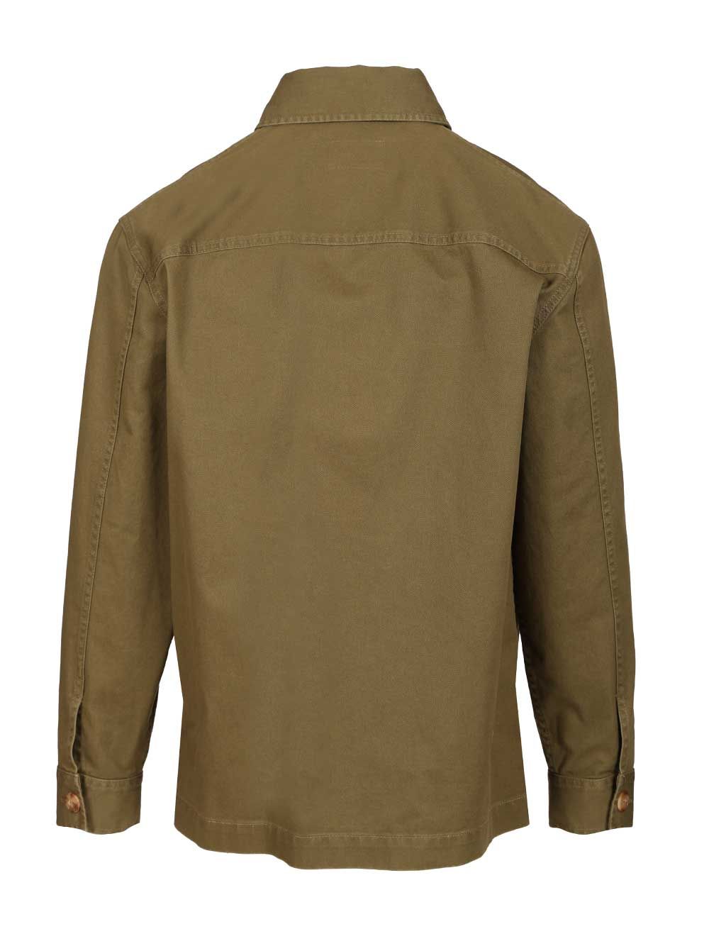 Saint Laurent Cassandre Overshirt Giacche - Verde | 1ea48f23c70f3128f51802221da71b2298bf13d3