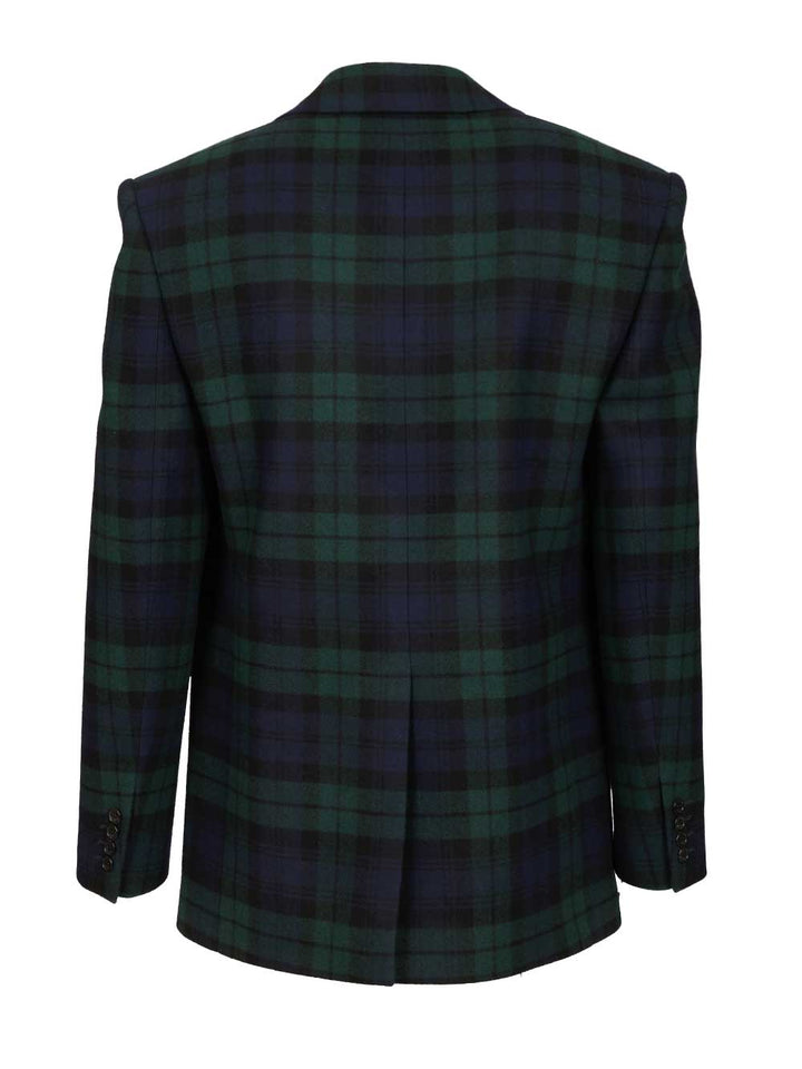 Saint Laurent Tartan Jacket Giacche - Multicolor | 72cfeaeb02a27884c7fe63b043a84244de6ea15d