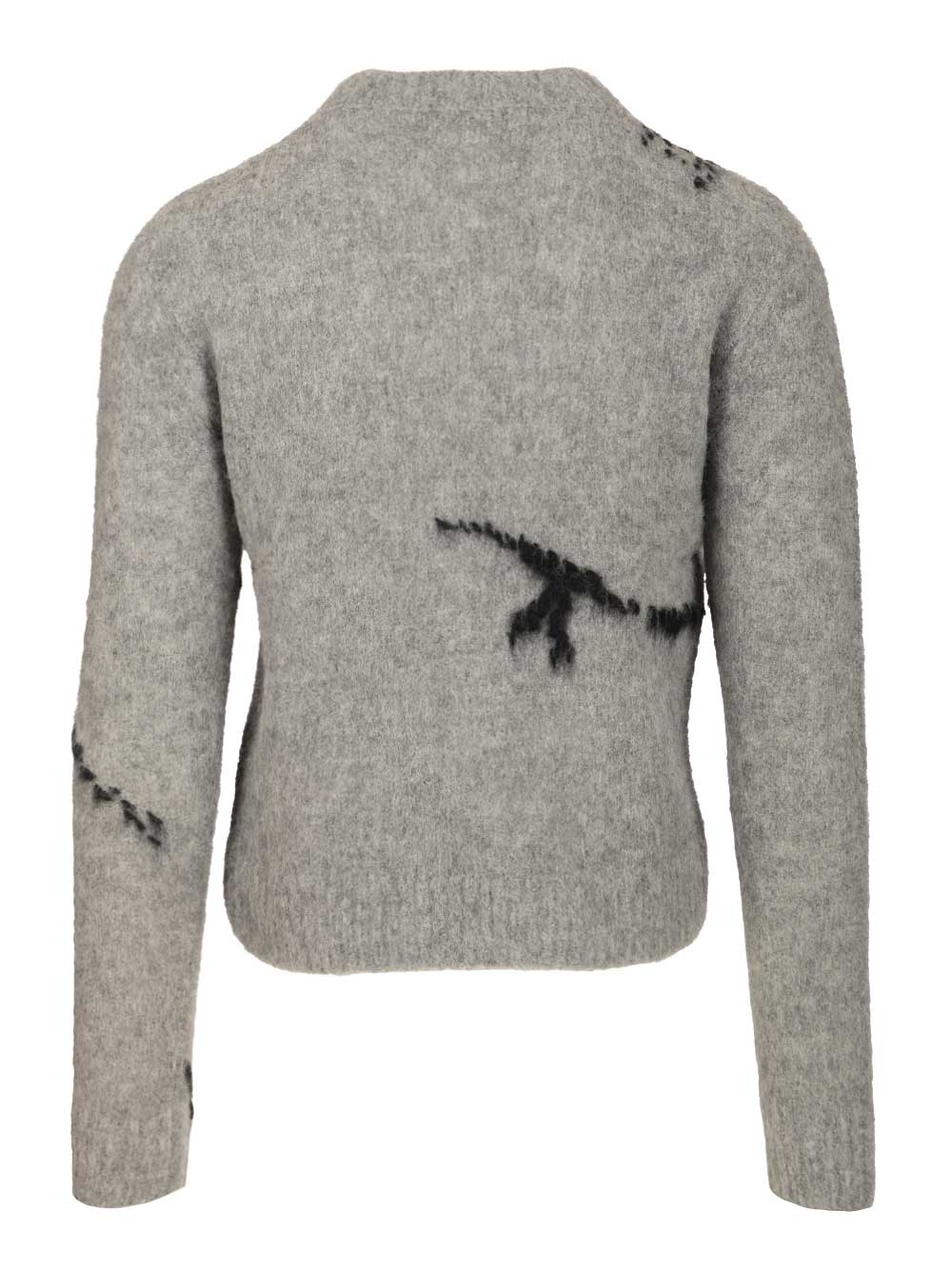Dries Van Noten Mouche Knitwear - Grey | 4b2b58caa22c39b03cf4af1c9b0a6c00b32eb6ef
