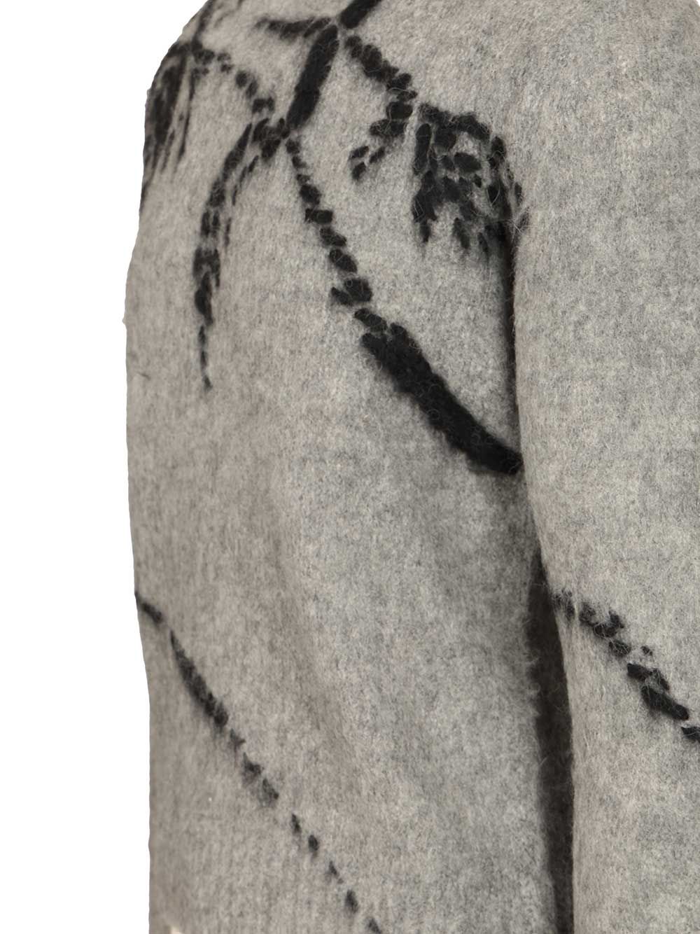 Dries Van Noten Mouche Knitwear - Grey | 97c190c24e80313841ae752f378131b6eaab922c