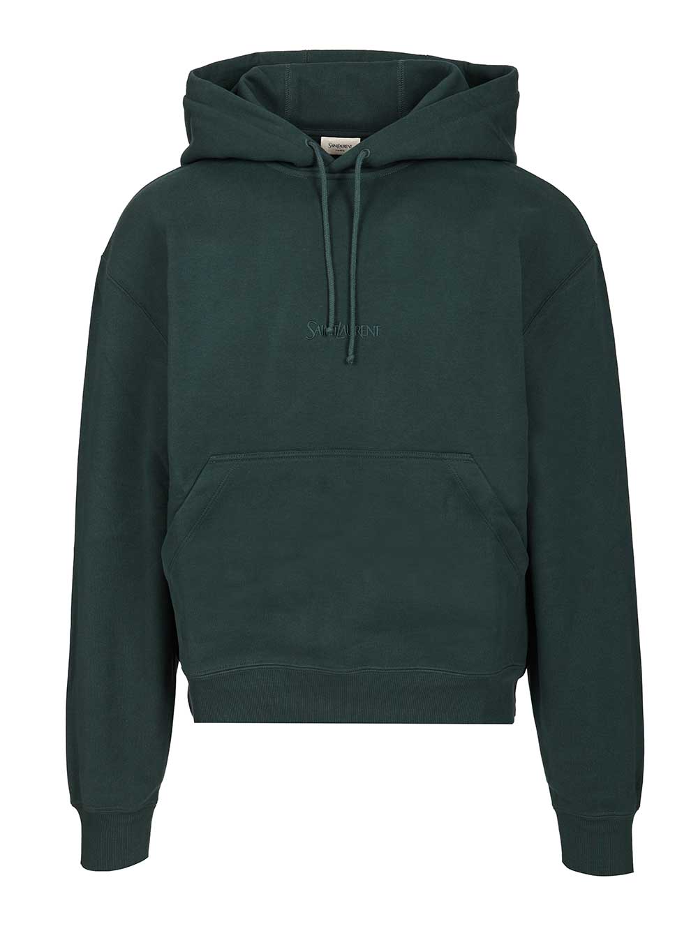 Saint Laurent Saint Laurent Hoodie Sweatshirts - Verde | 7b416cdc878fcf6c8f4ec08adeb72dae979544a5