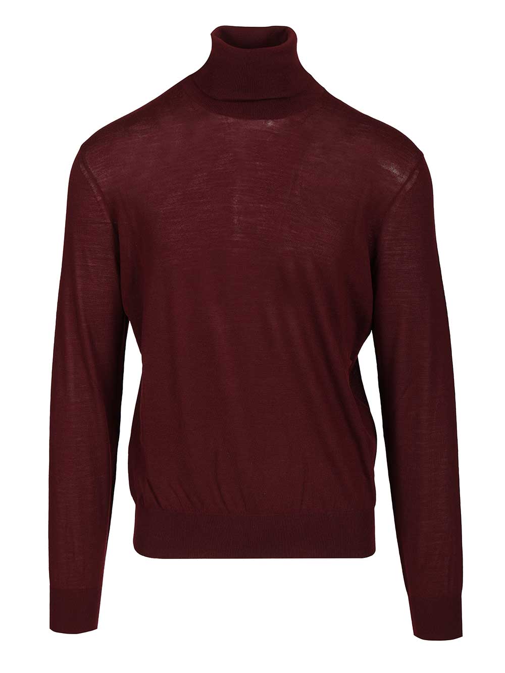 Saint Laurent Wool Turtleneck Knitwear - Bordeaux | 1f498b3acfed2f9535306a65957d9b9eb930070e