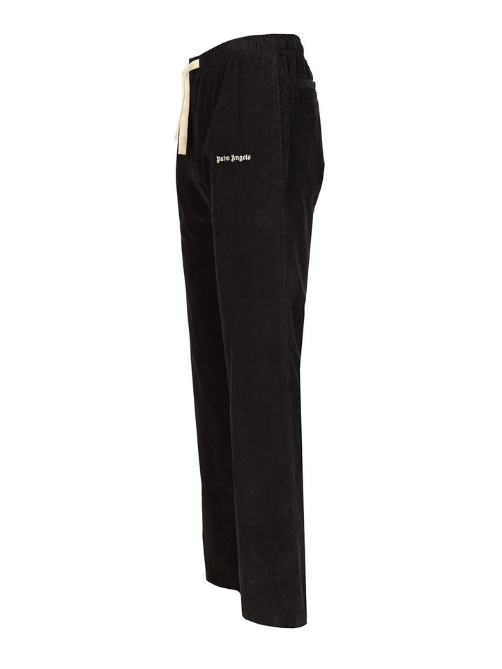 Palm Angels Cotton Trousers - Nero | d1e175fef6de7d438a0c31c08b8c10257de5022f