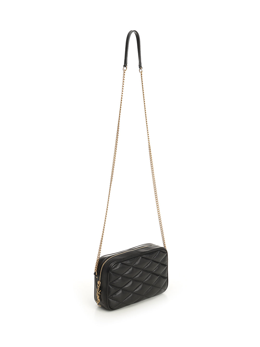Saint Laurent Quilted Leather Camera Bag Small leather goods - Nero | 4649e4ec0b03e605e719c885b78d542dc0ca68de