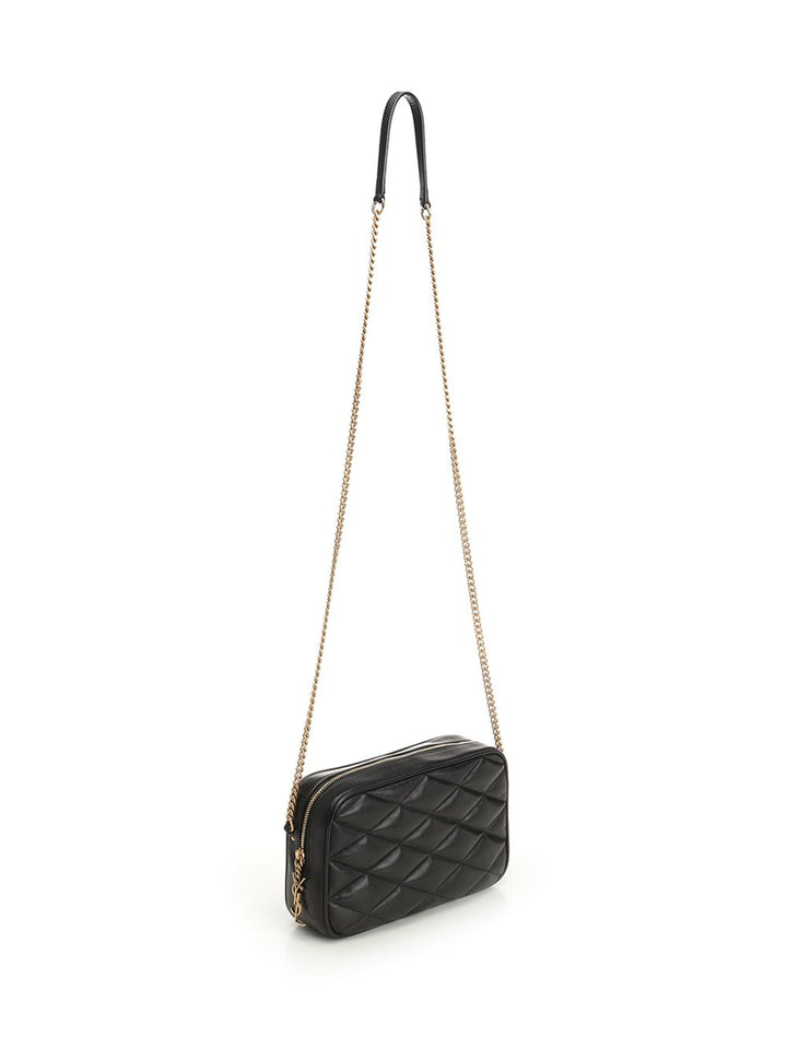 Saint Laurent Quilted Leather Camera Bag Small leather goods - Nero | 4220ced5db3b2acd5357553cd960dbf515227bea