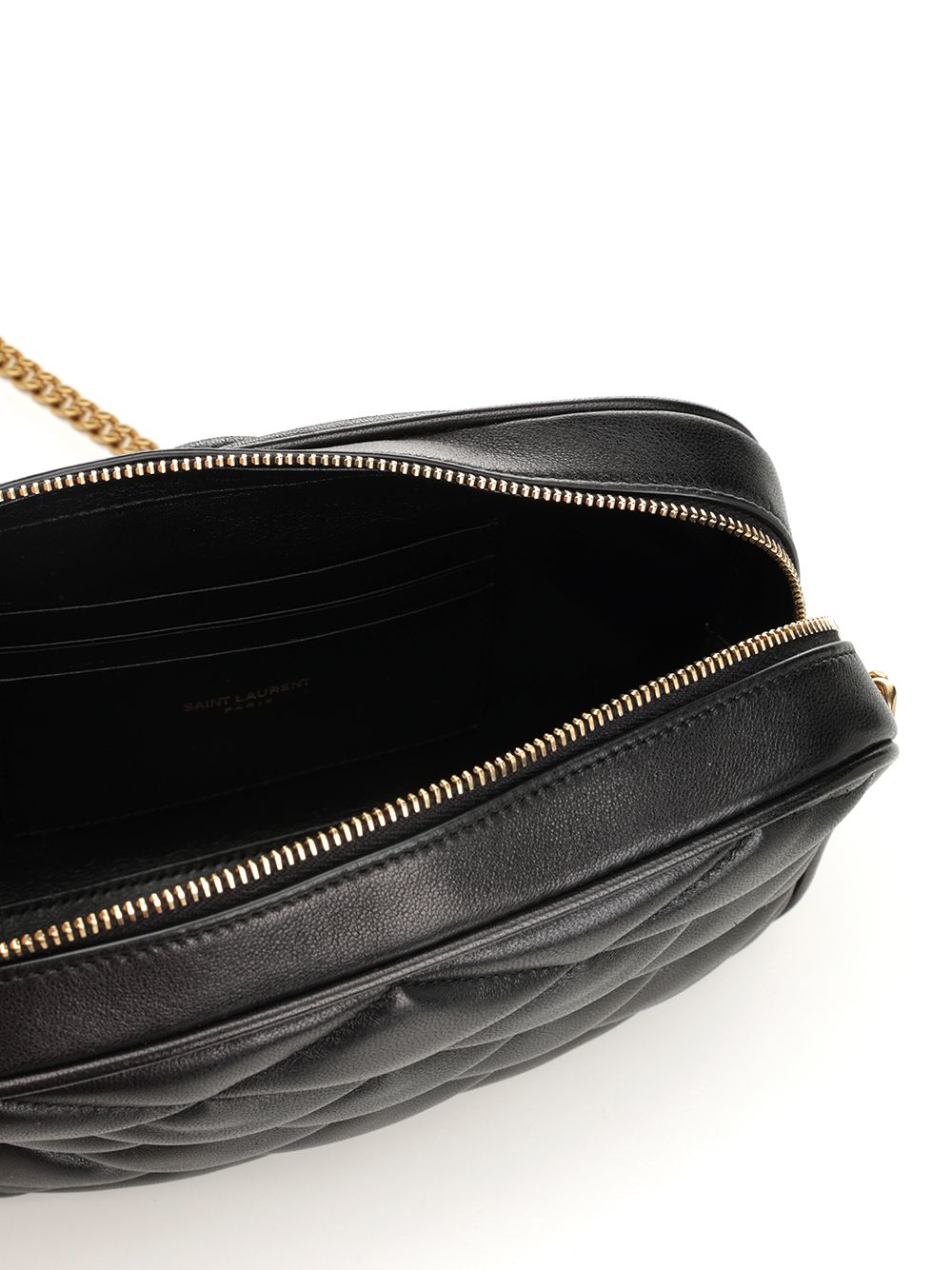 Saint Laurent Quilted Leather Camera Bag Small leather goods - Nero | f993408e63a256f04970dbf7104ccc067fdf2d69