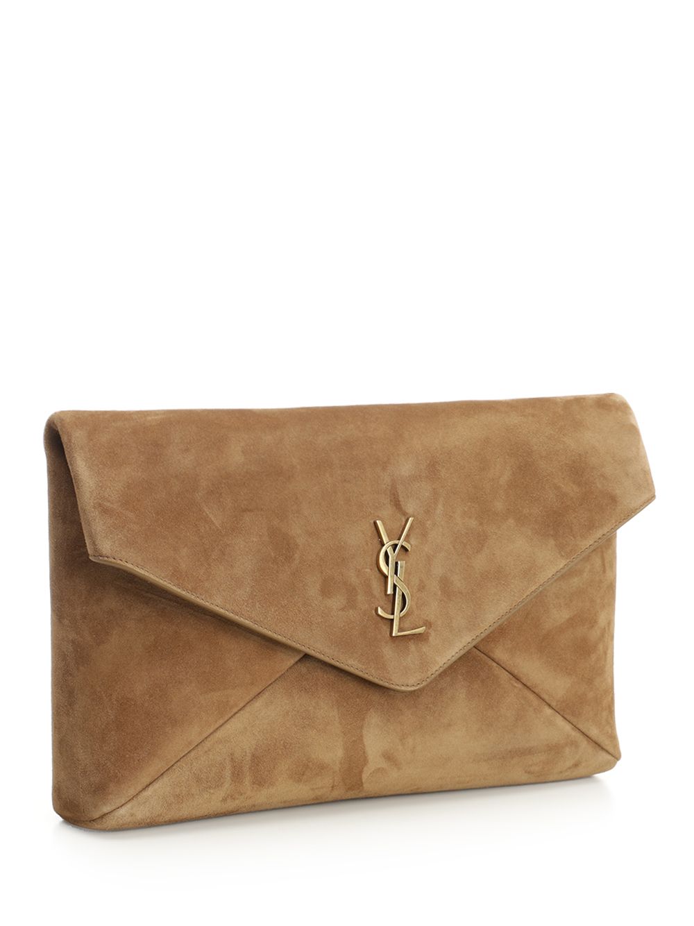 Saint Laurent Envelope Cassandre Small leather goods - Marrone | 45f62ccc3fda00d0f5538e48efa502b2287f2c14