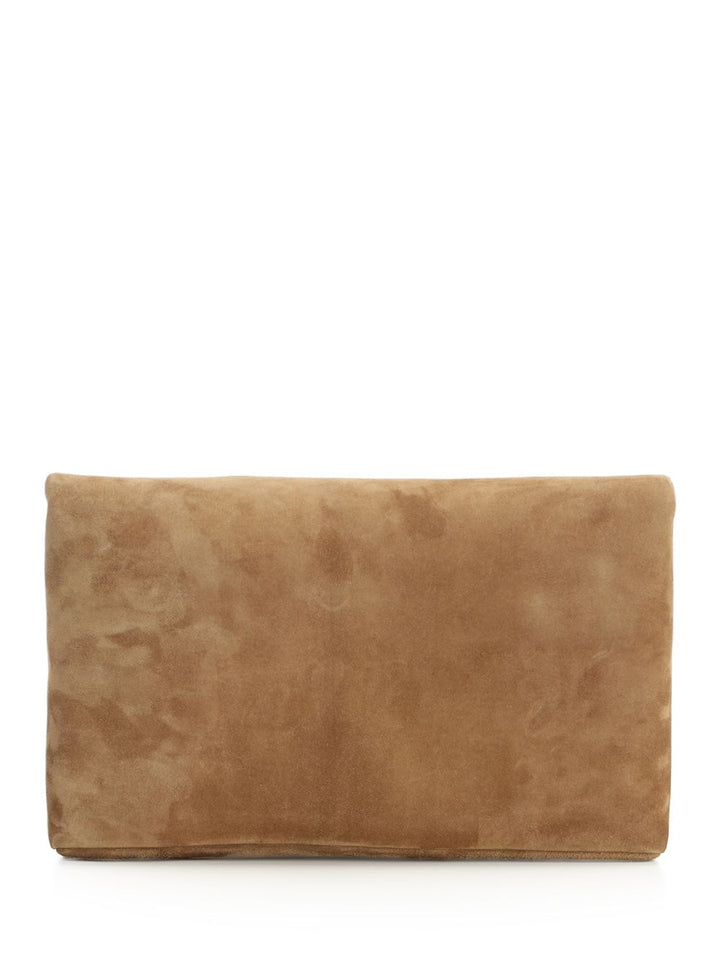 Saint Laurent Envelope Cassandre Small leather goods - Marrone | b8299afa2497809942bb27fe93ef0602ceb2bf80