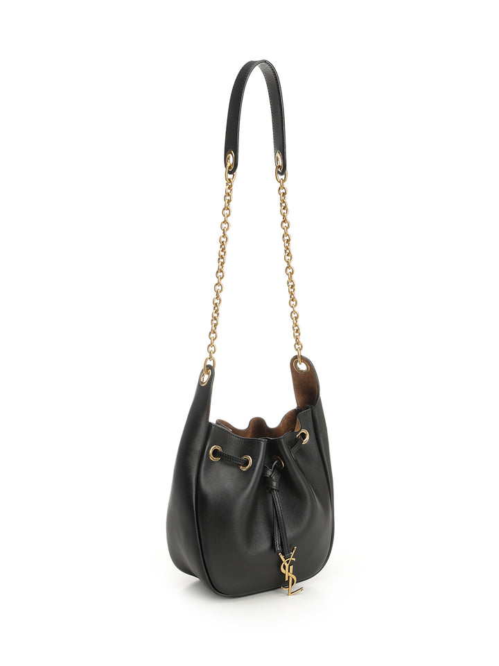 Saint Laurent Leather Bucket Bag Crossbody Bags - Nero | 1674985f691b46140c14b86cb8ed6d3bb213cd40