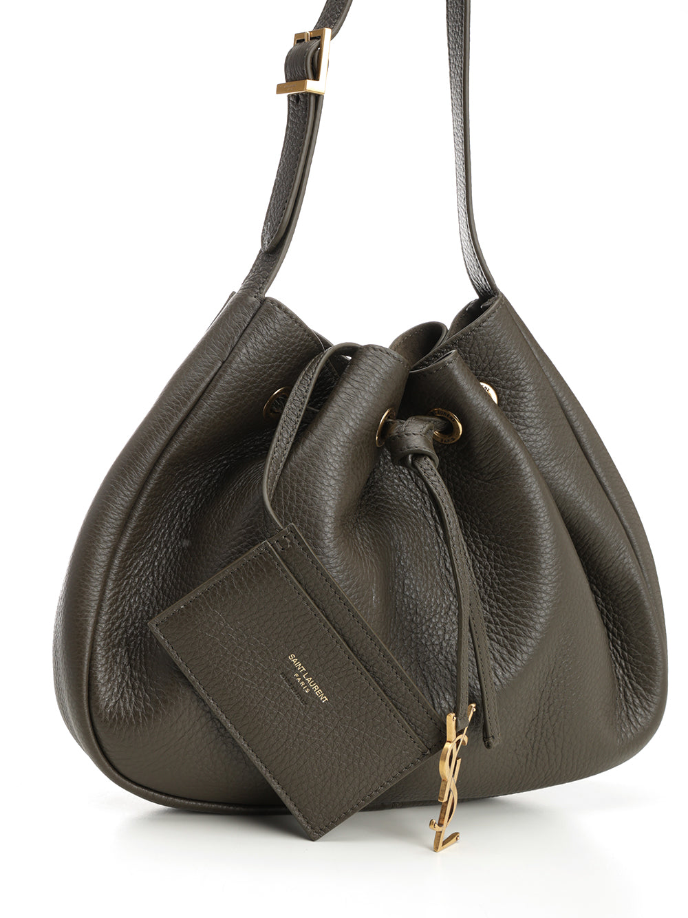 Saint Laurent Paris Vii Shoulder Bags - Verde | eb42fa3edf679b11eff7e9d0bace56f216ad409e