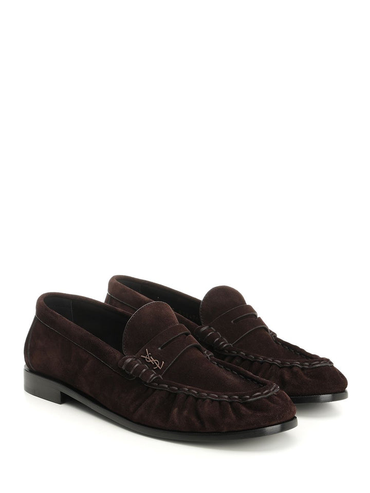 Saint Laurent Le Loafer Scarpe basse - Marrone | 82ca81b1b439ab72f0d17089704979263a5b0334