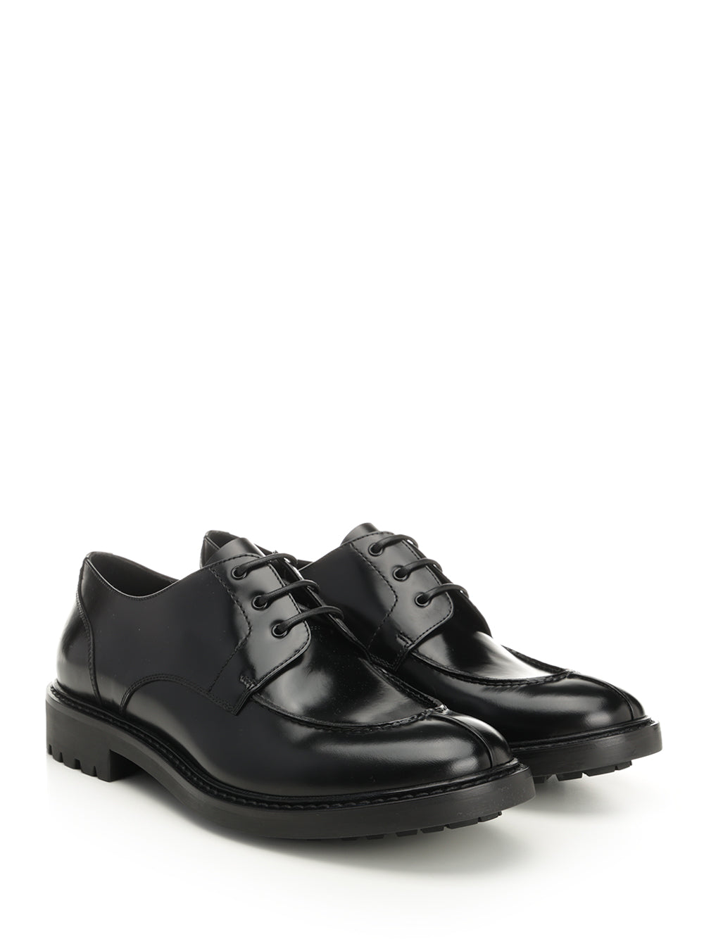 Saint Laurent Lino Lace-Up Shoes - Nero | dd3252996745661b2179b1a705e4dc7281a056b9