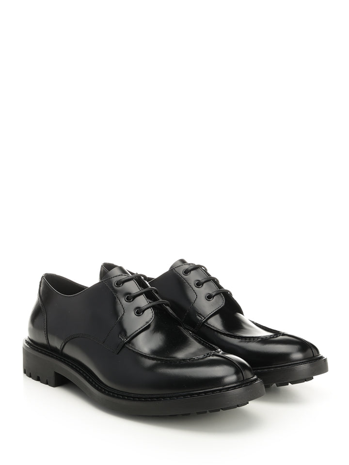 Saint Laurent Lino Lace-Up Shoes - Nero | dd3252996745661b2179b1a705e4dc7281a056b9