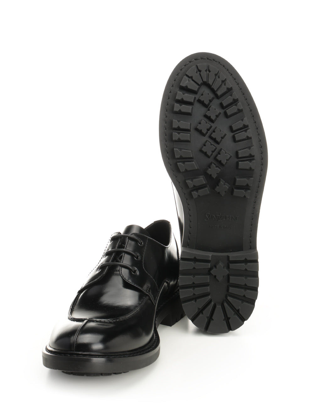 Saint Laurent Lino Lace-Up Shoes - Nero | 5abdd122586523c0530b6b78cd4727f7bd3e15d7