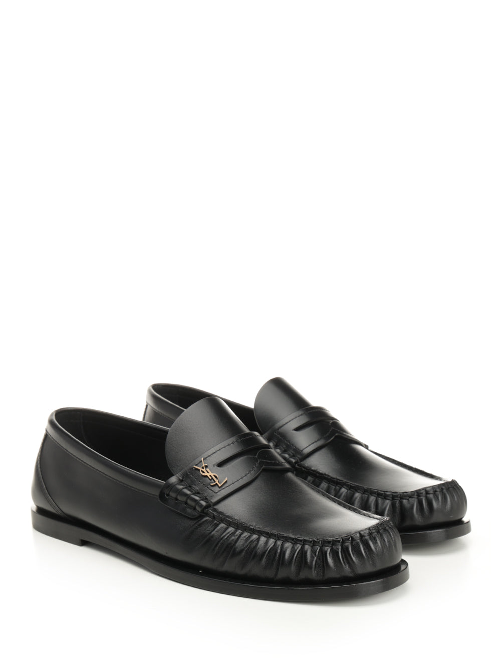 Saint Laurent Soft Moccasins Scarpe basse - Nero | 361d349b57ba93fc6dafafe967050adf49920836