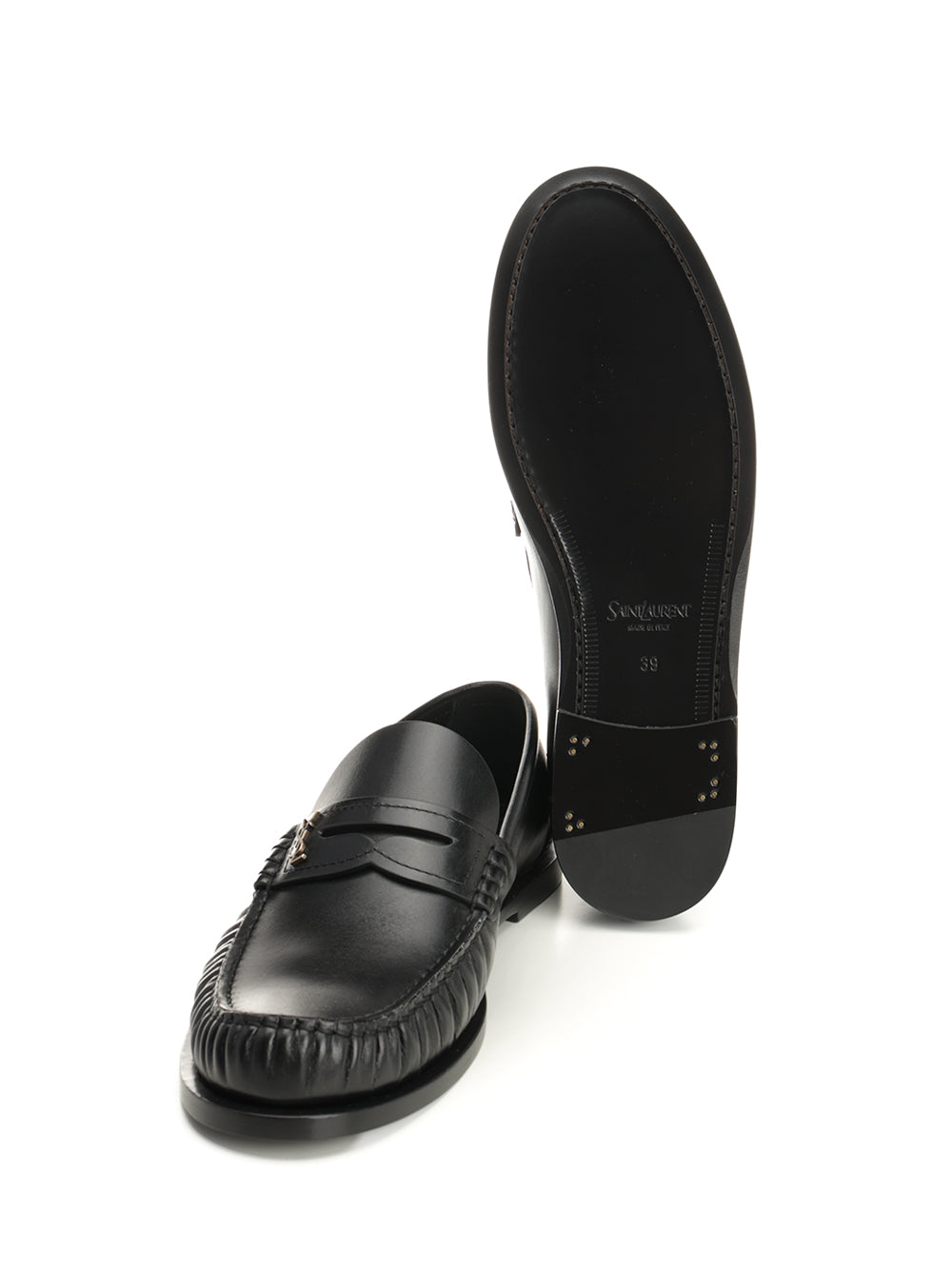 Saint Laurent Soft Moccasins Scarpe basse - Nero | e0803a13ae729df46a4b7e3bc1297134cff27d2b
