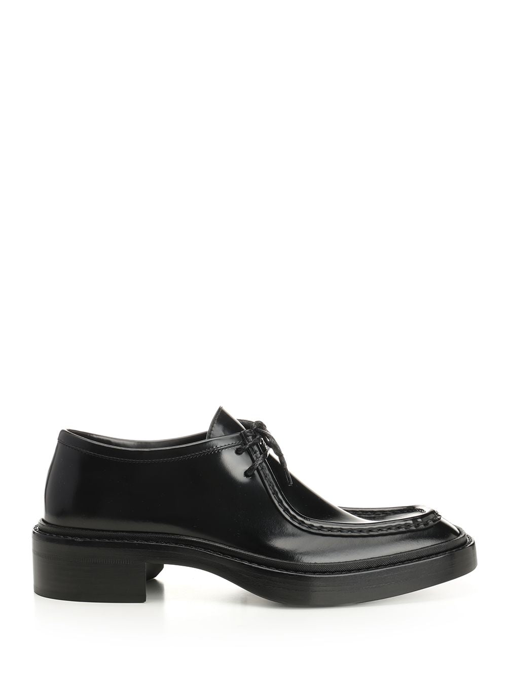 Saint Laurent Harvey Lace-Up Shoes - Nero | d53006a8ed2cbcaedd1ea7149da55e687fd74635