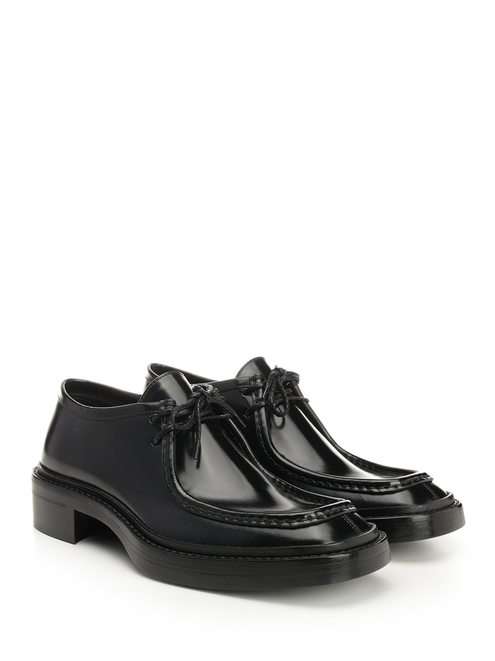 Saint Laurent Harvey Lace-Up Shoes - Nero | eacf7cadd9d2a92954d75e2883ebea0d69d96a30