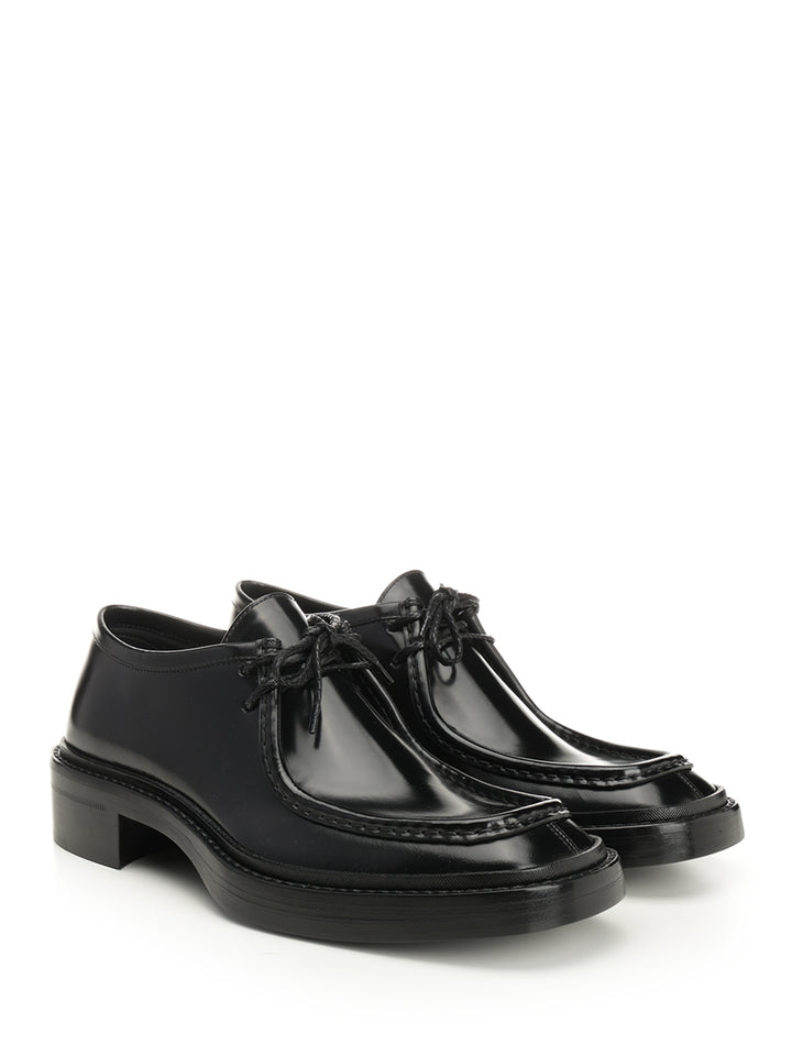 Saint Laurent Harvey Lace-Up Shoes - Nero | eacf7cadd9d2a92954d75e2883ebea0d69d96a30