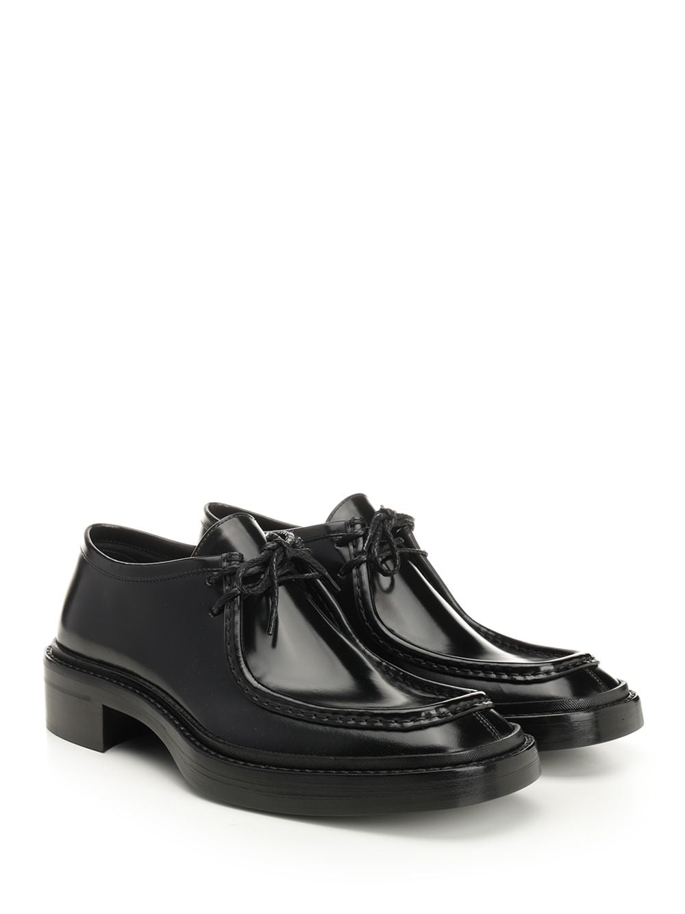 Saint Laurent Harvey Lace-Up Shoes - Nero | 6fce79b7d44009f683c0f3c0dd2dc841787ea174