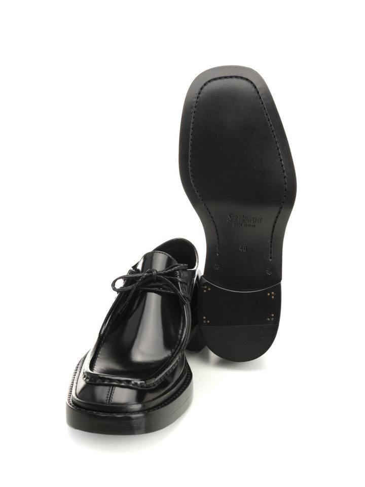 Saint Laurent Harvey Lace-Up Shoes - Nero | 7c84c96b69f213a16e67fb75036cbb384a9b3076