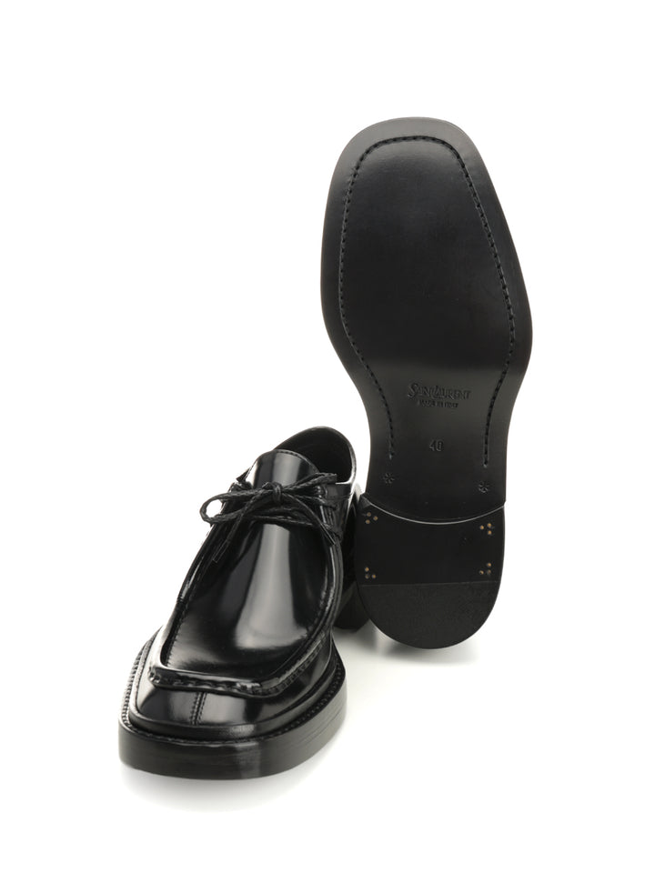 Saint Laurent Harvey Lace-Up Shoes - Nero | 85765d2eadd56851fe18d014dd7b0e1d5407d624