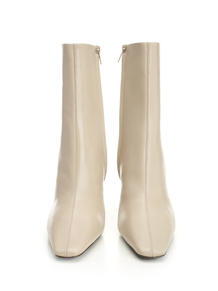 Saint Laurent Jill Boots - Beige | 56a01f13e12987c4ed96bd6154cf3c08d902b233