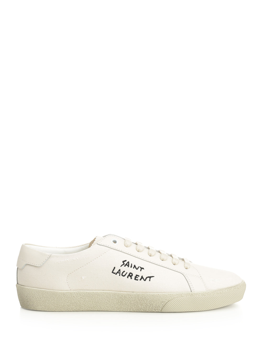 Saint Laurent Sl/06 Signature Sneakers - Bianco | 86e166731ef9a84ffe33813522a5b972bd511c84