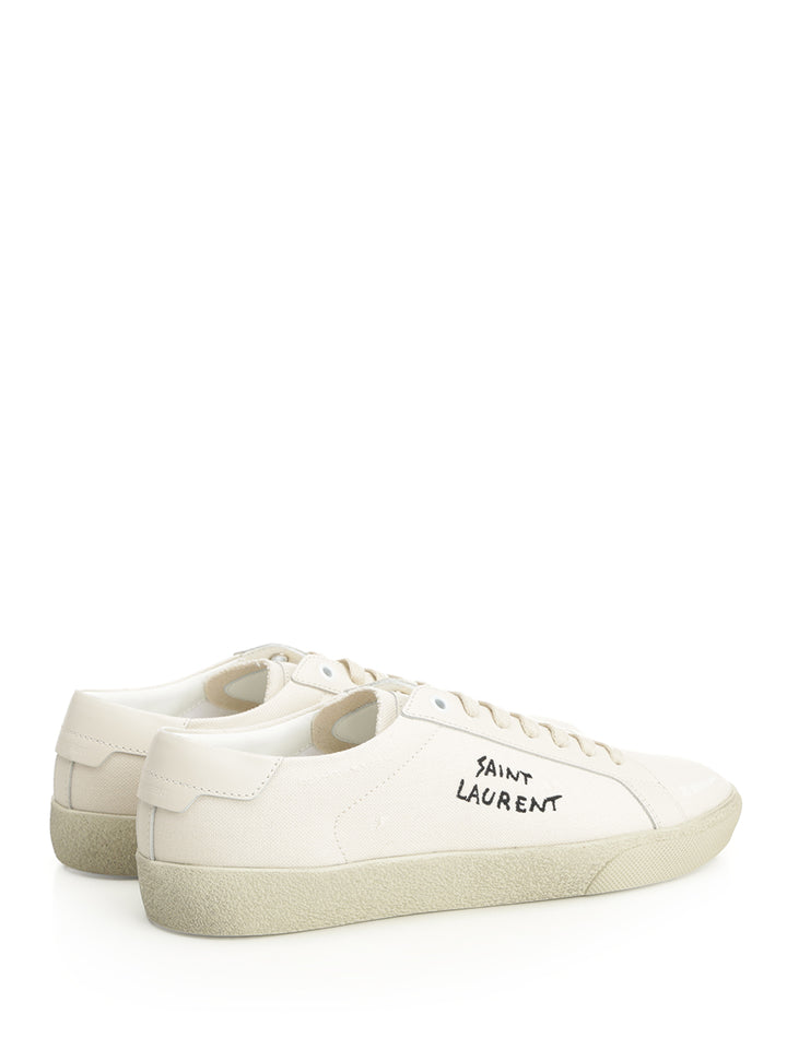 Saint Laurent Sl/06 Signature Sneakers - Bianco | 714b5e292c9483f34a6c7775a9d4c9dfdc9b0d93