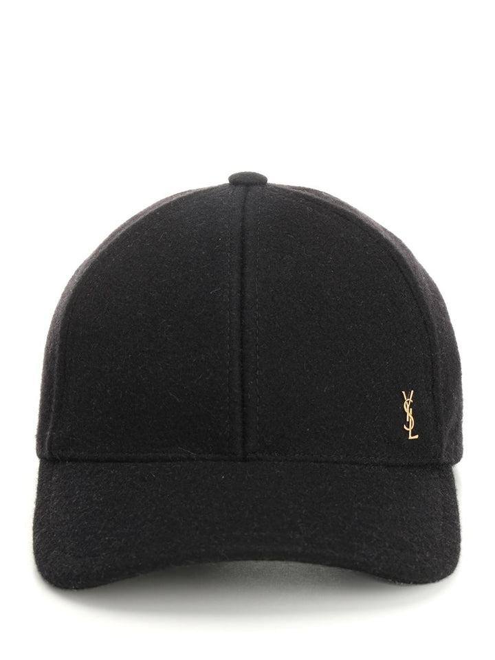 Saint Laurent Ysl Cappelli - Nero | 21f20abbd22b31fd61554807cbae3b1415f7f9de