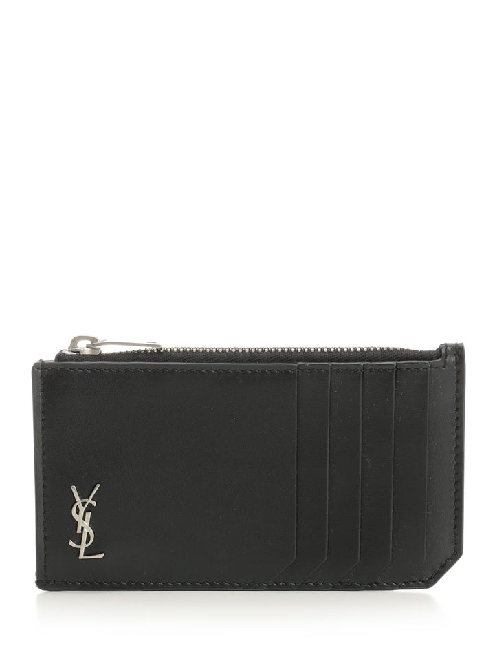 Saint Laurent Fragments Tiny Cassandre Wallets - Nero | 1b23645fd1abe81cafaf6448df2ba4ccbf5a3b35