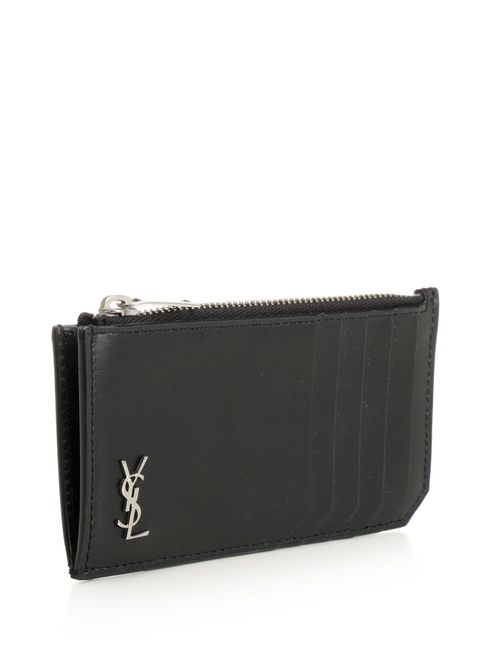 Saint Laurent Fragments Tiny Cassandre Wallets - Nero | 5d3983217b5f30bba7f576f68e152d0aaad20c87
