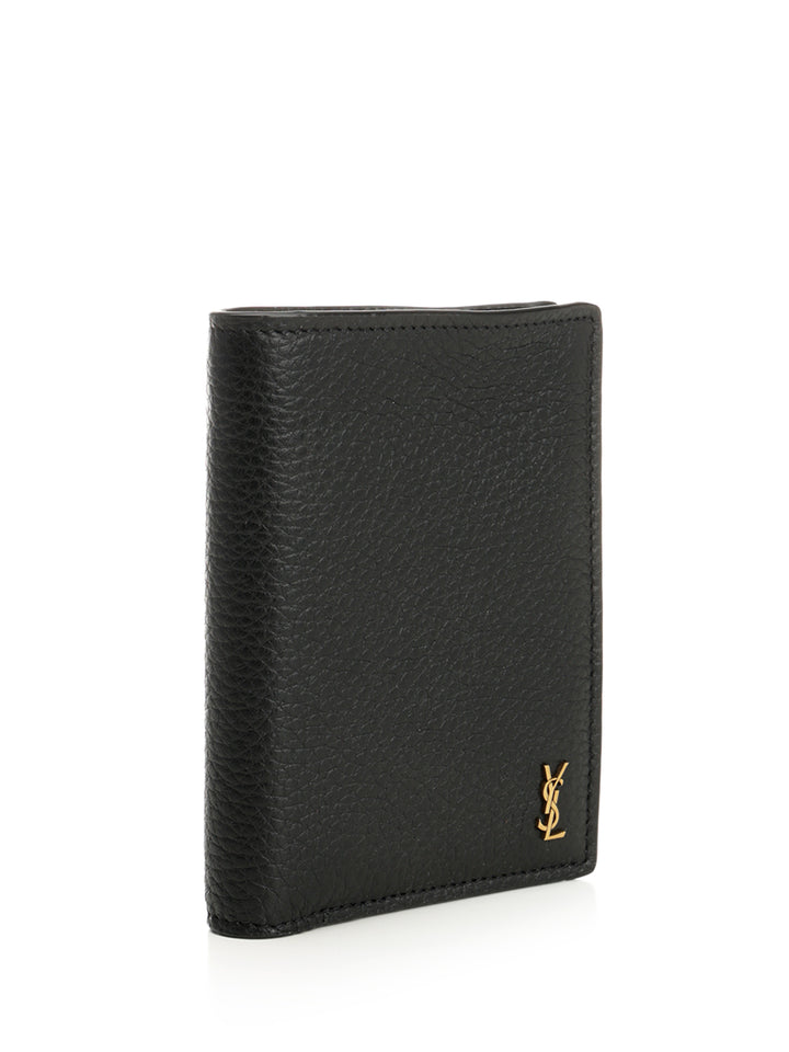 Saint Laurent Tiny Cassandre Wallets - Nero | e82818774cc338241ab0be15080bd0a656cea5fd