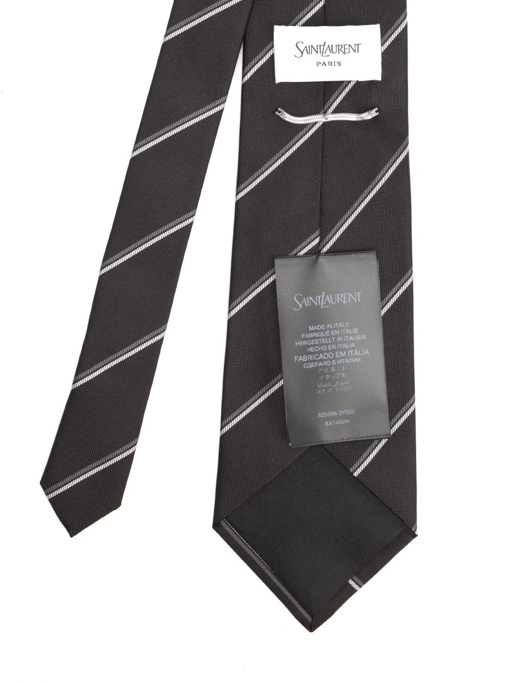 Saint Laurent Wide Tie Ties And Bow Ties - Nero | d6c38b894fb5d24fadb0429377f2498c6f511a9d