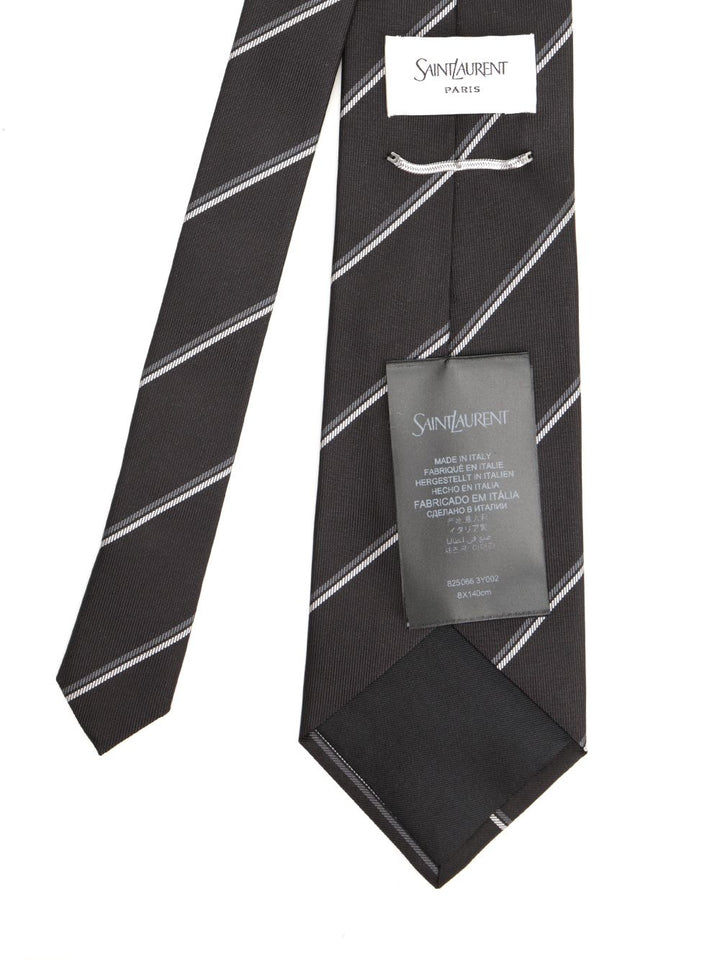 Saint Laurent Wide Tie Ties And Bow Ties - Nero | d6c38b894fb5d24fadb0429377f2498c6f511a9d
